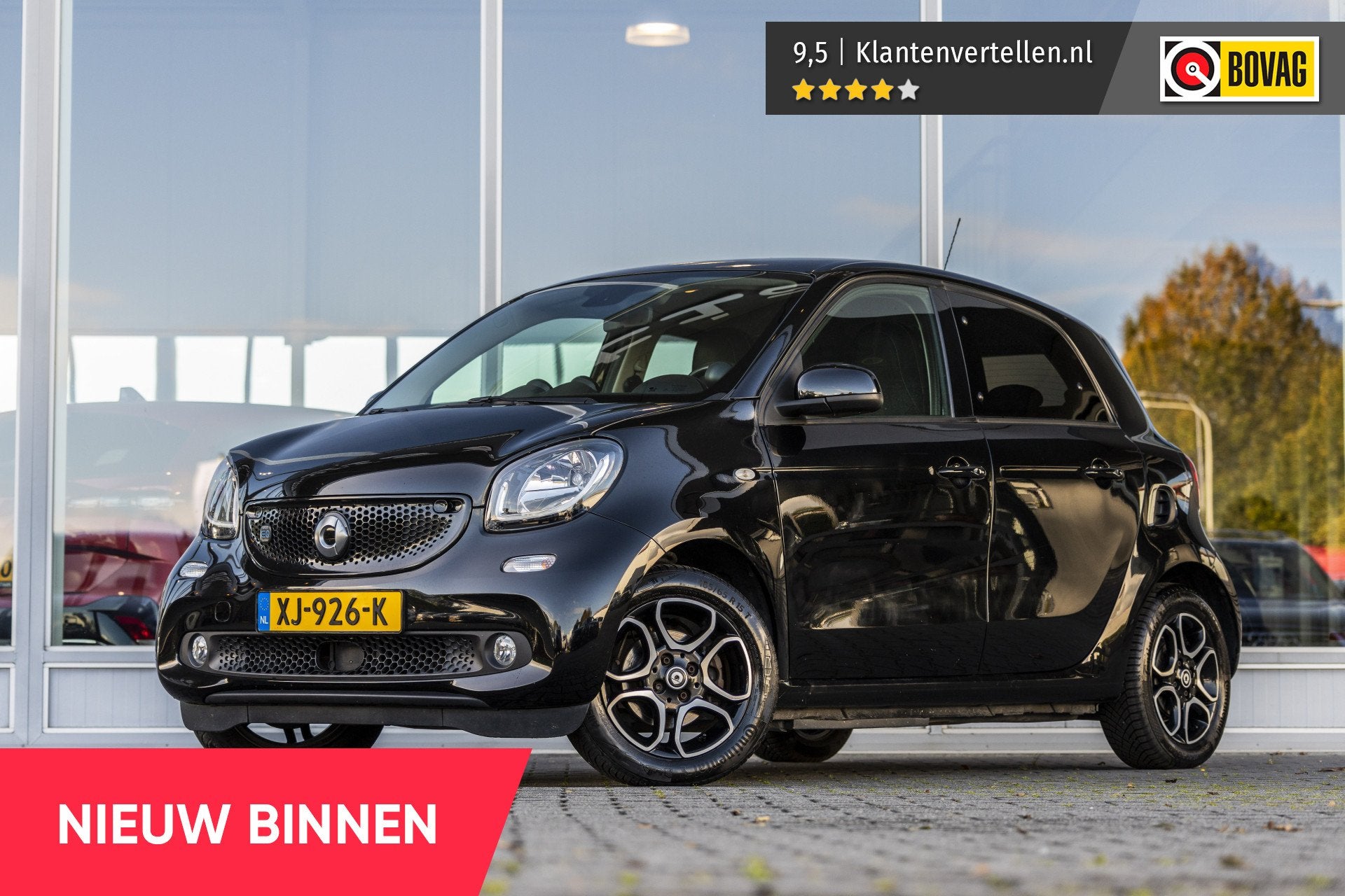 Smart Forfour EQ Business Solution 18 kWh | SOH 94% | NL Aut, Auto's, 12 maanden, Gebruikt, 43 €/maand, Zwart