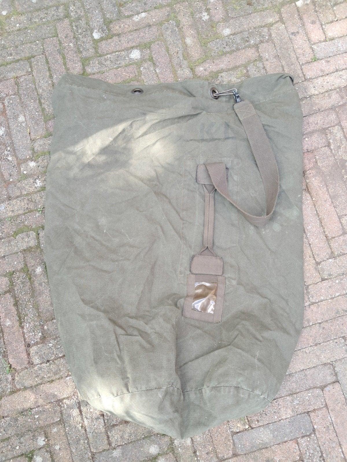 2 Grote en sterke leger plunjezakken (2 stuks), Ophalen of Verzenden