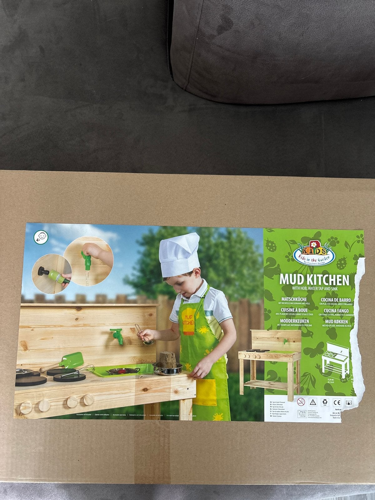 Kids in the Garden Modderkeuken met Kraan en Spoelbak, Ophalen, Nieuw