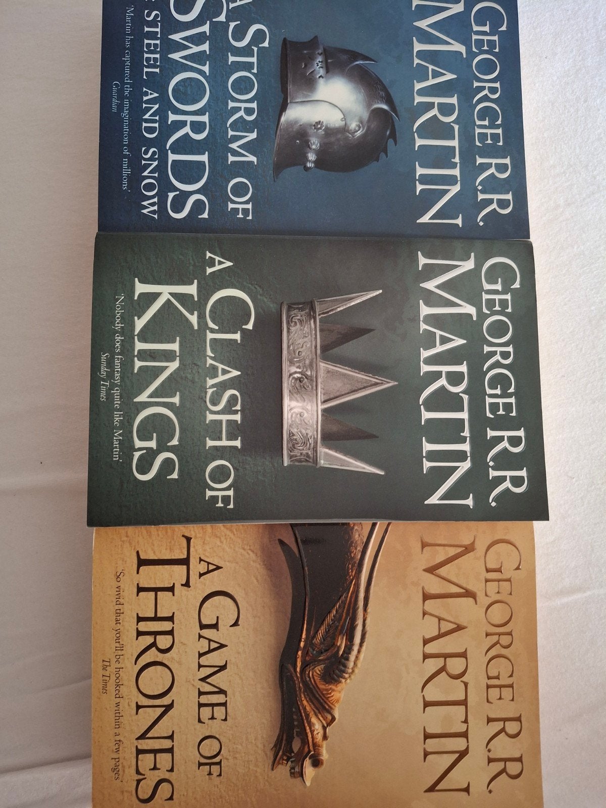 Game of Thrones boekenreeks - Deel 1, 2 en 3, Boeken, Ophalen, Zo goed als nieuw, George R.R. Martin