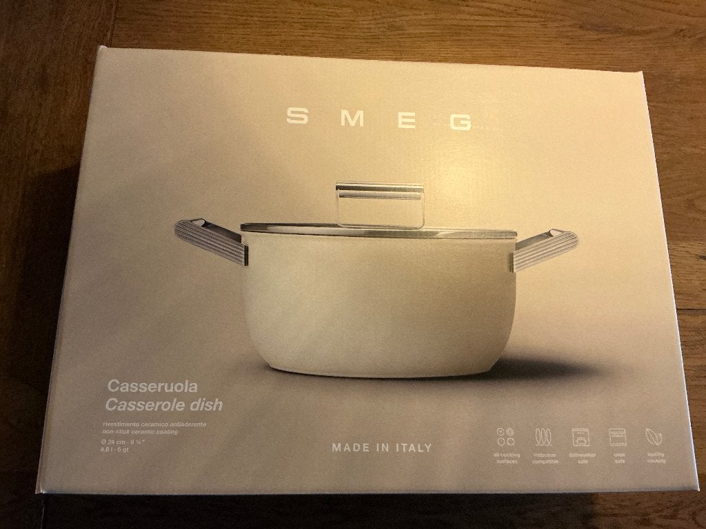 SMEG braadpan, nieuw in doos, Ophalen, Overige materialen, Braadpan, Nieuw