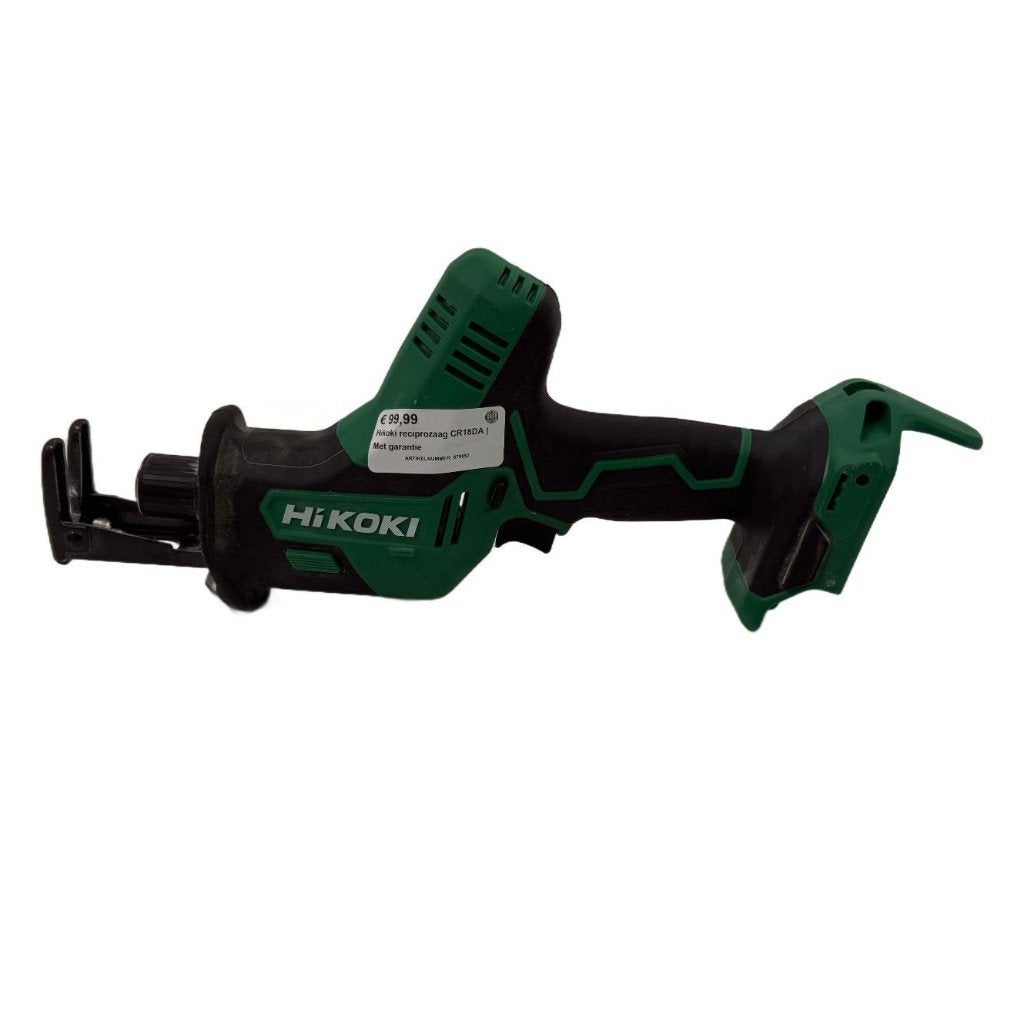 Hikoki reciprozaag CR18DA | Met garantie, HiKOKI, Toulonselaan 72, 600 tot 1200 watt, Ophalen of Verzenden