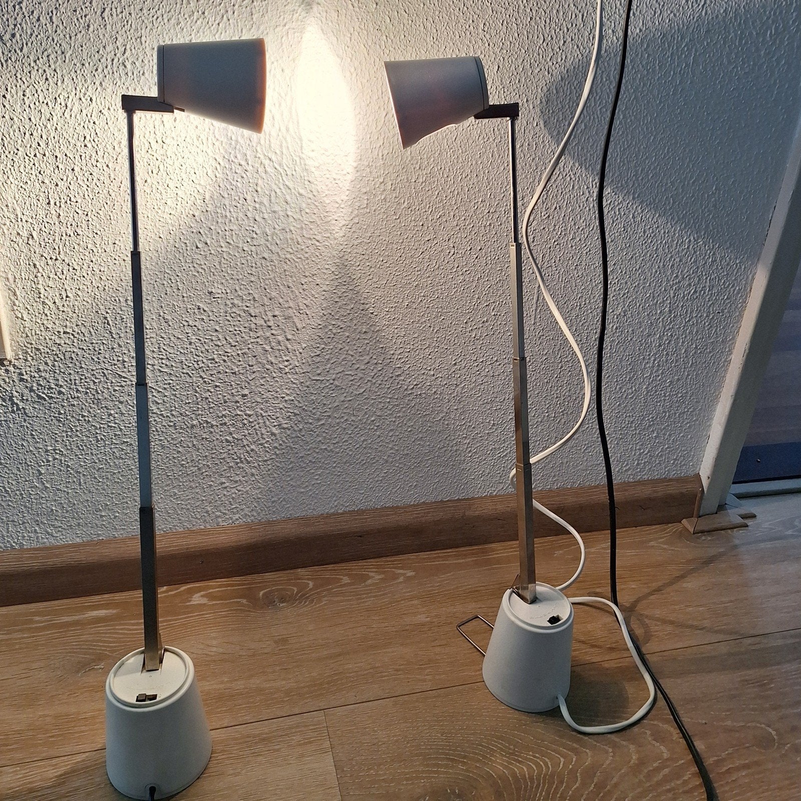 Lampetta Italy vintage design telescoop lamp, Ophalen of Verzenden, Gebruikt, Metaal, Vintage