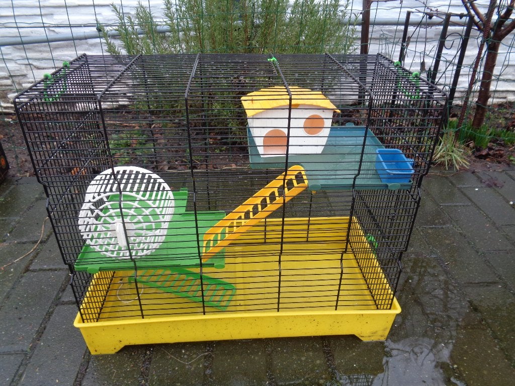 Mooie grote hamsterkooi 55 x 28 x 48 cm, Dieren en Toebehoren, Knaagdieren en Konijnen | Hokken en Kooien, Kooi, Zo goed als nieuw