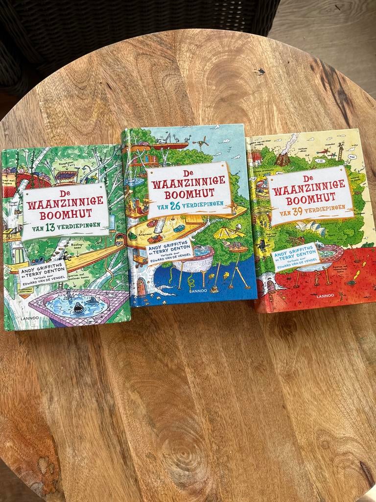 De Waanzinnige Boomhut deel 1, 2 en 3, Ophalen of Verzenden, Gelezen, Fictie algemeen