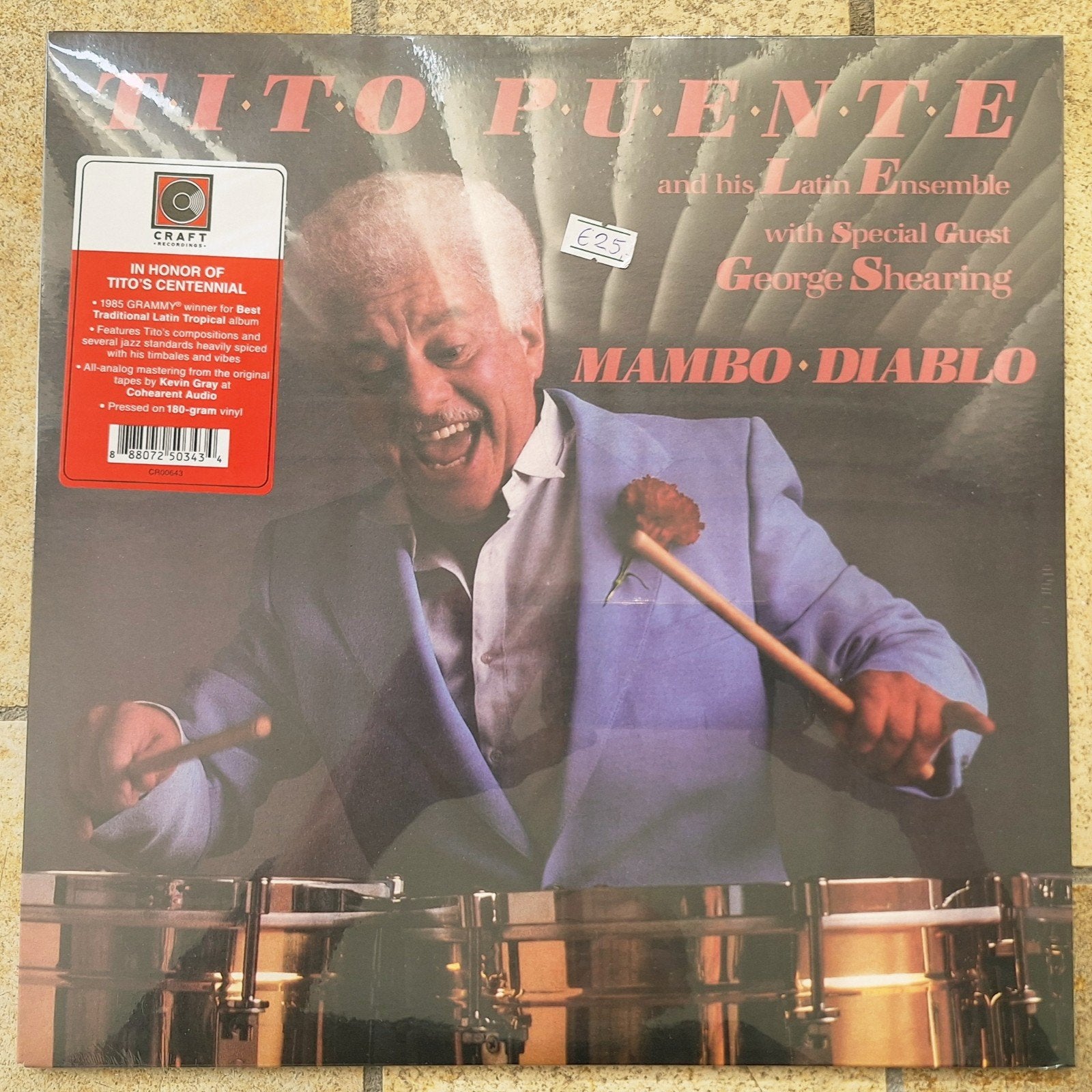 Tito Puente - Mambo Diablo 180-gram LP, Cd's en Dvd's, Vinyl | Latin en Salsa, LP, Ophalen of Verzenden, 12 inch, Nieuw in verpakking