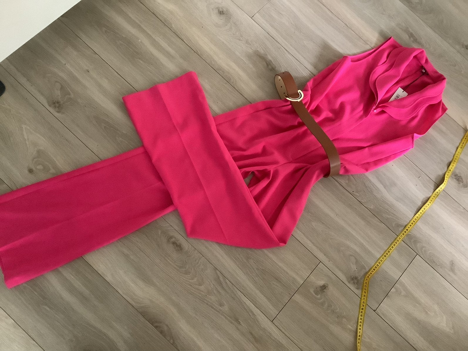 Nieuwe jumpsuit wijde pijp Caroline Biss maat 38, Ophalen of Verzenden, Nieuw, Maat 38/40 (M), Roze