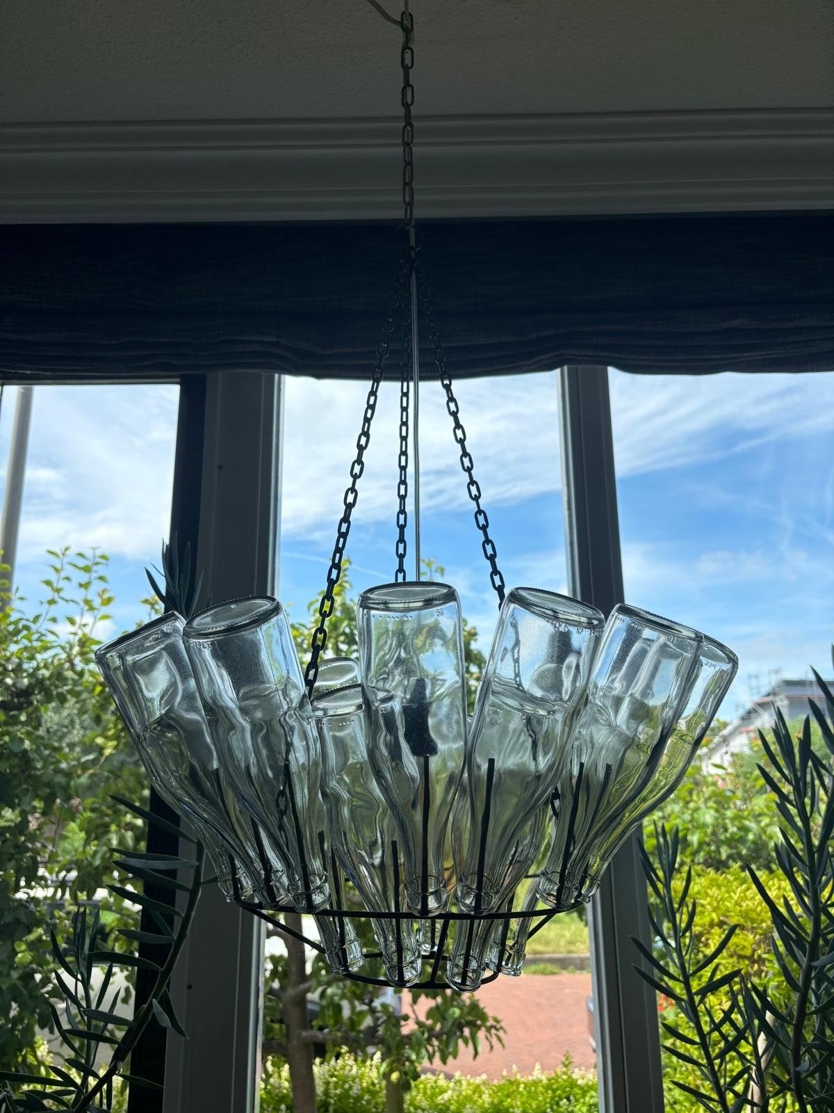 Hanglamp flesjes, Ophalen