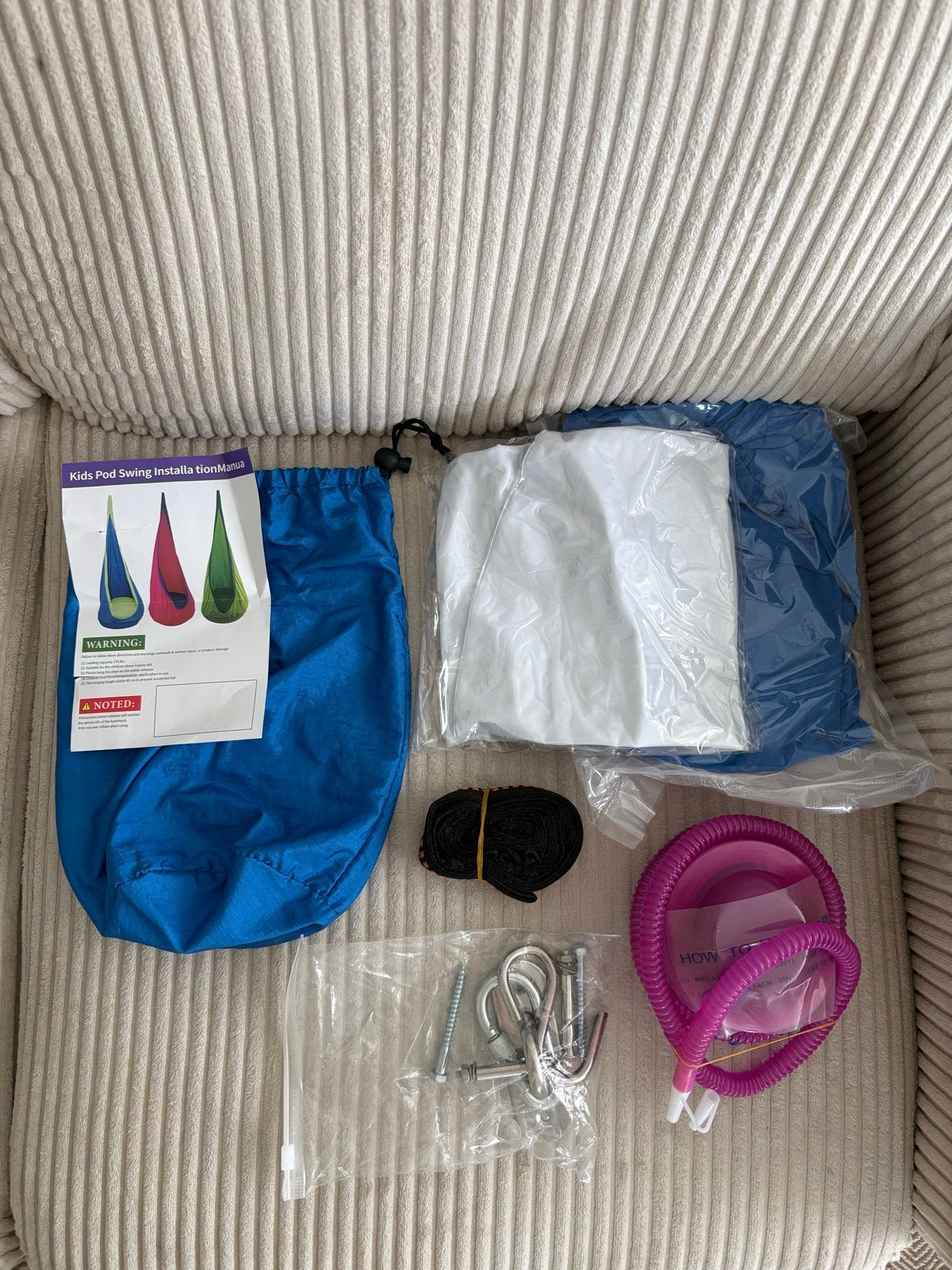 Kids Pod Swing - Hangstoel voor kinderen, Verzenden, Nieuw, Hangstoel