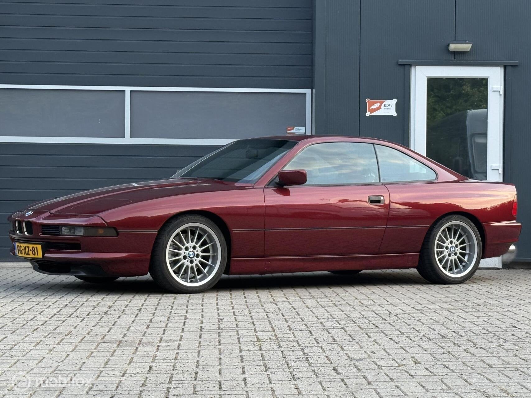 BMW 850 Ci Automaat BMW-Calypso-Rot, Orig NL, Uniek, foto 7