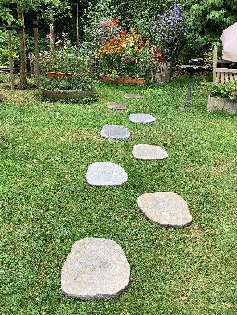 8 stapstenen  54x38x4cm, Tuin en Terras, Ophalen, Gebruikt, Beton, Overige typen