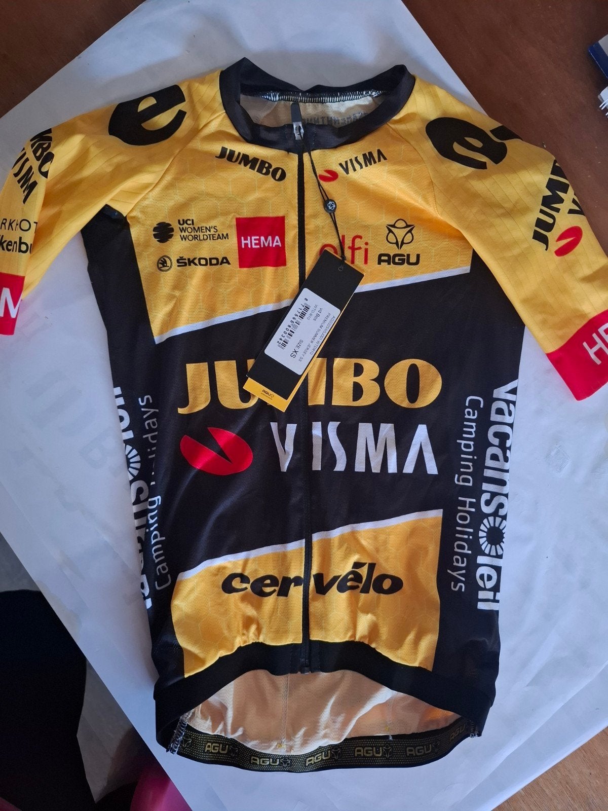 Jumbo Visma Premium Summer Jersey Kids XS - Nieuw!, XS, Kinderen, Nieuw, Ophalen of Verzenden