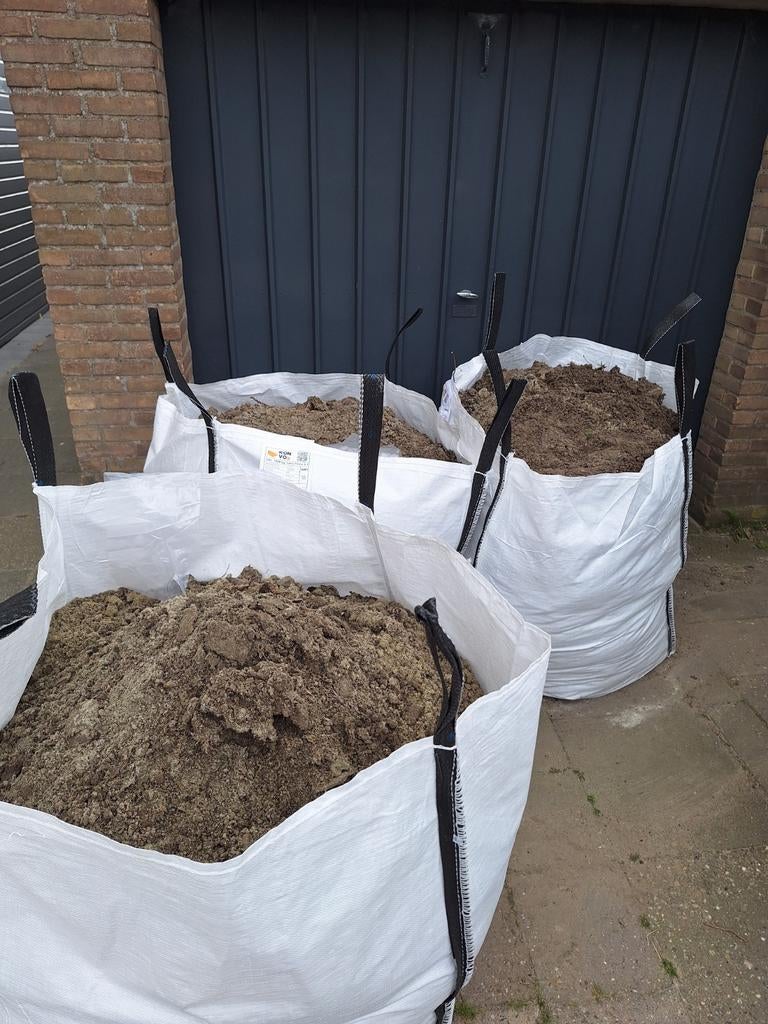 Afgegraven tuin grond in big bags, Ophalen of Verzenden