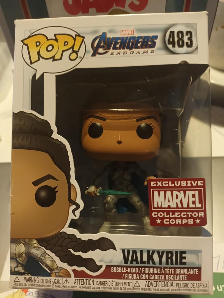 Funko Pop! Valkyrie #483 Marvel Collector Corps, Ophalen of Verzenden, Nieuw