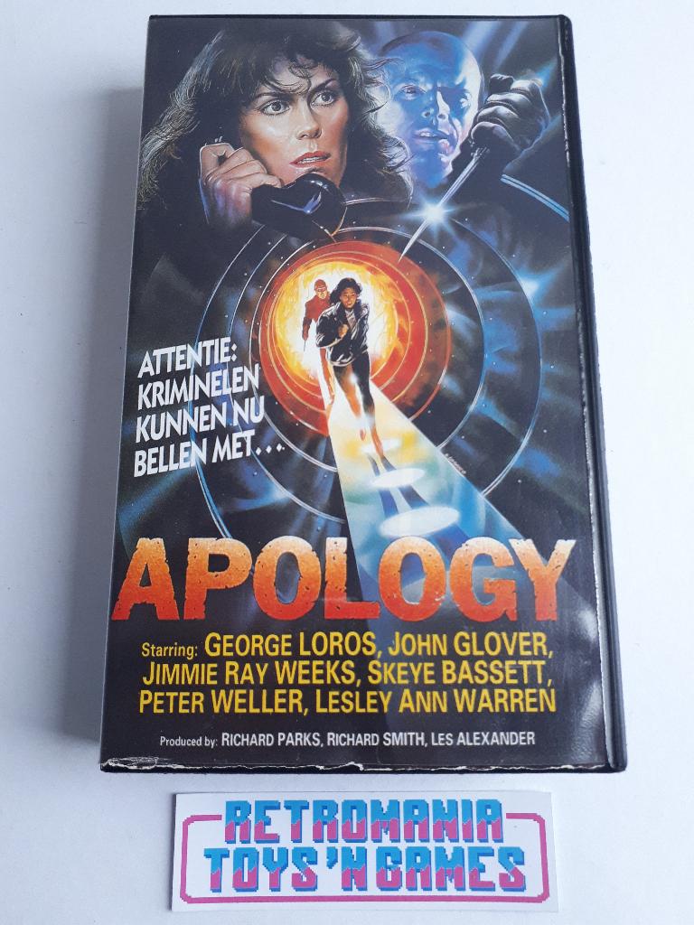 vhs - apology, Alle leeftijden, Verzenden, Zo goed als nieuw, Komedie