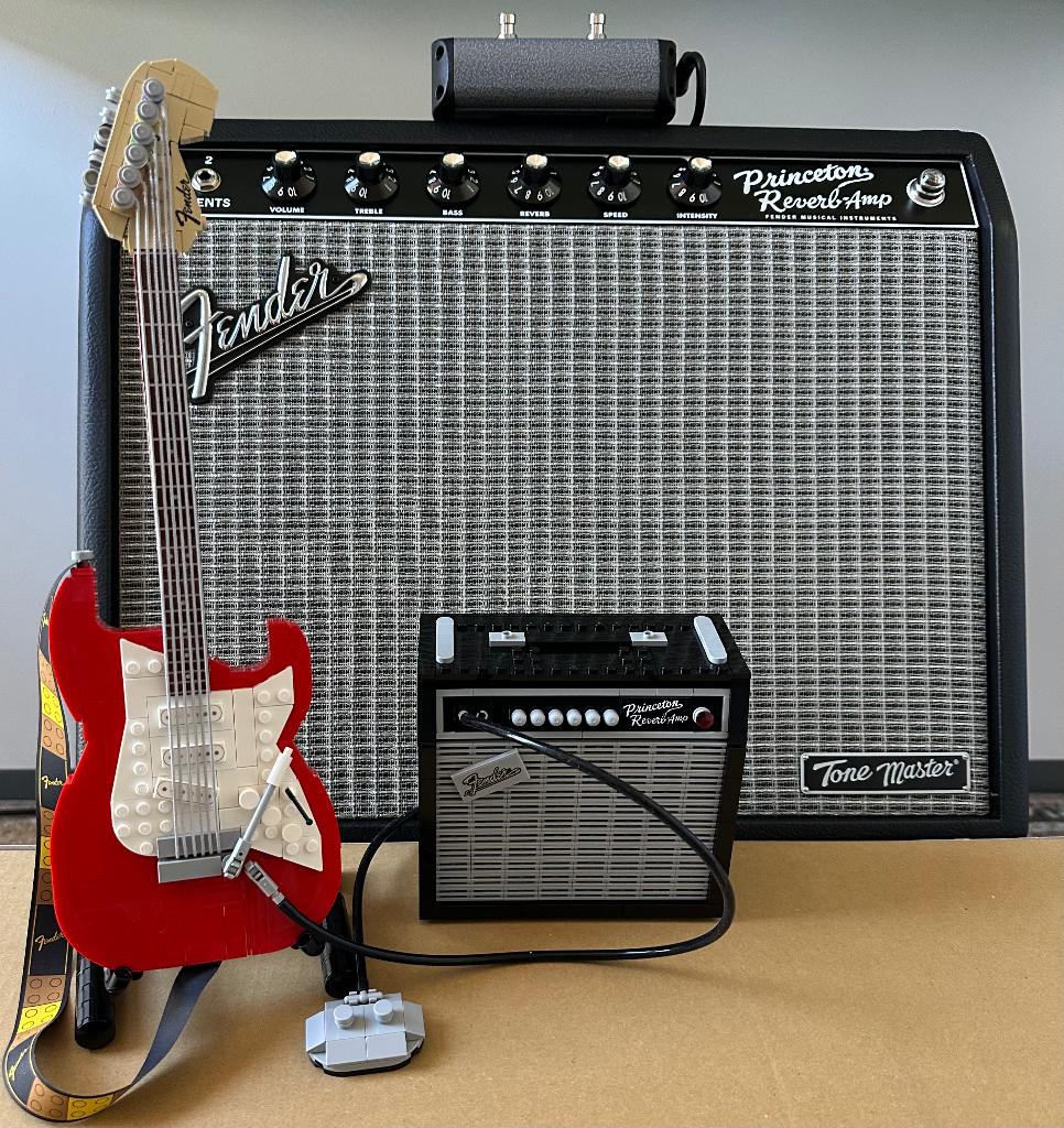 Lego ideas 21329 Fender Stratocaster & Princeton versterker, Ophalen, Lego, Complete set, Compleet