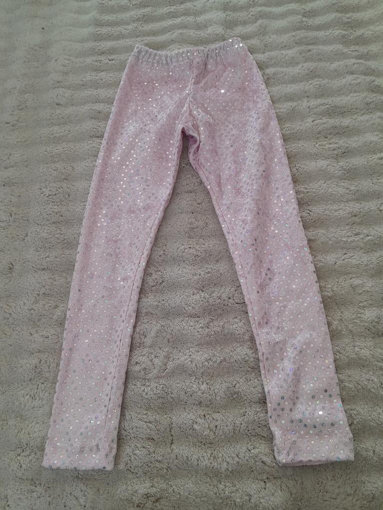 Roze legging met glitters - T.M.U. - ca. 60 cm, Ophalen of Verzenden, Gebruikt, T.M.U., Meisje