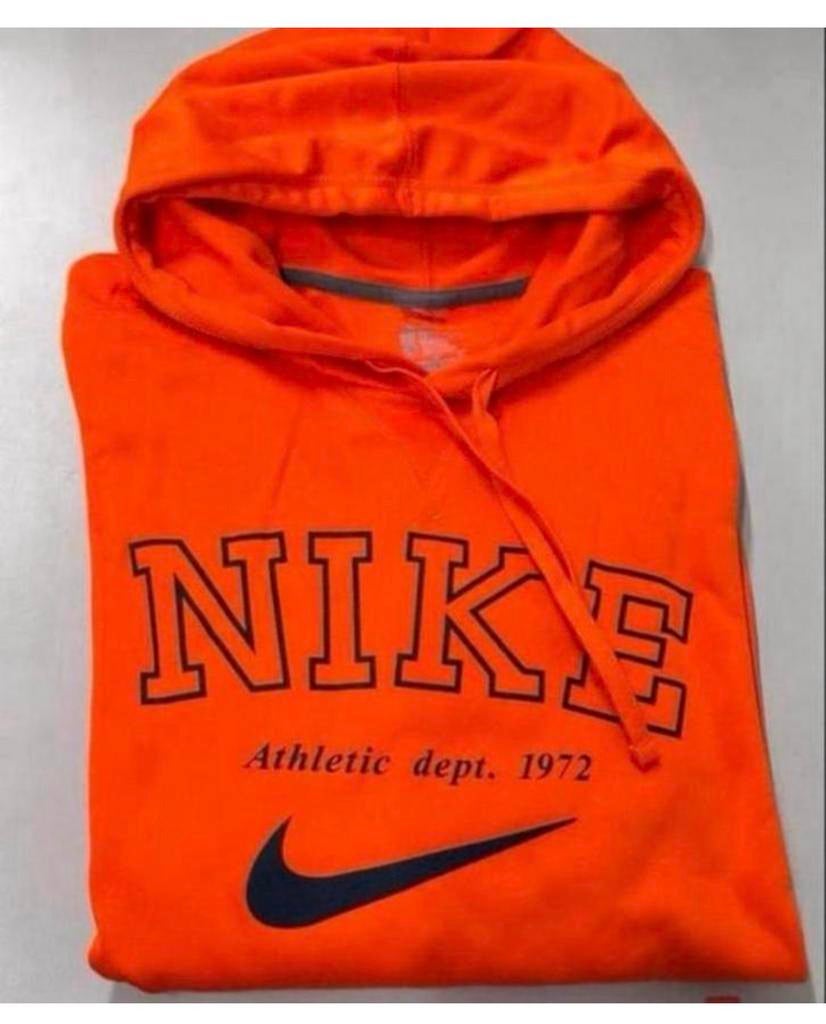 The Nike Hood hoodie sweater NIEUW thermofit L oranje NEW, Maat 52/54 (L), Nieuw, Oranje, Ophalen of Verzenden