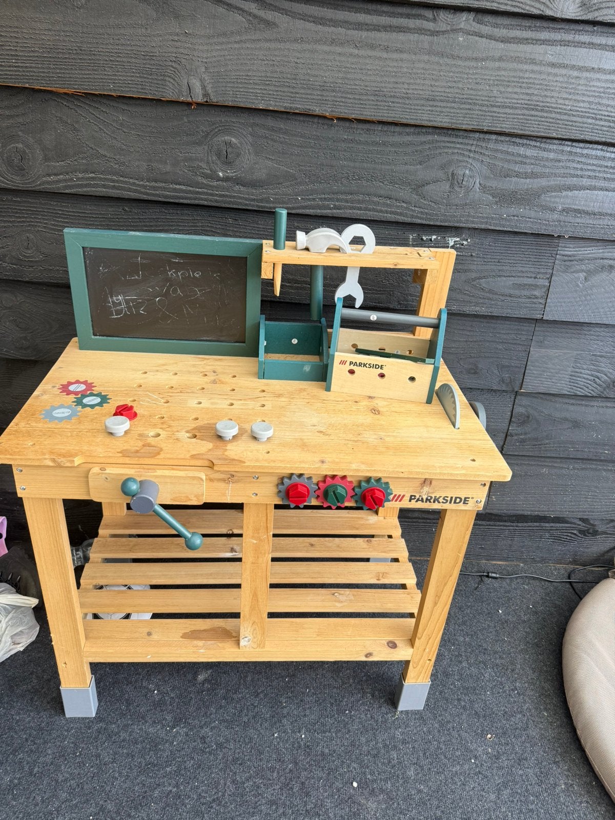 Parkside speelgoed werkbank kids, Ophalen, Zo goed als nieuw