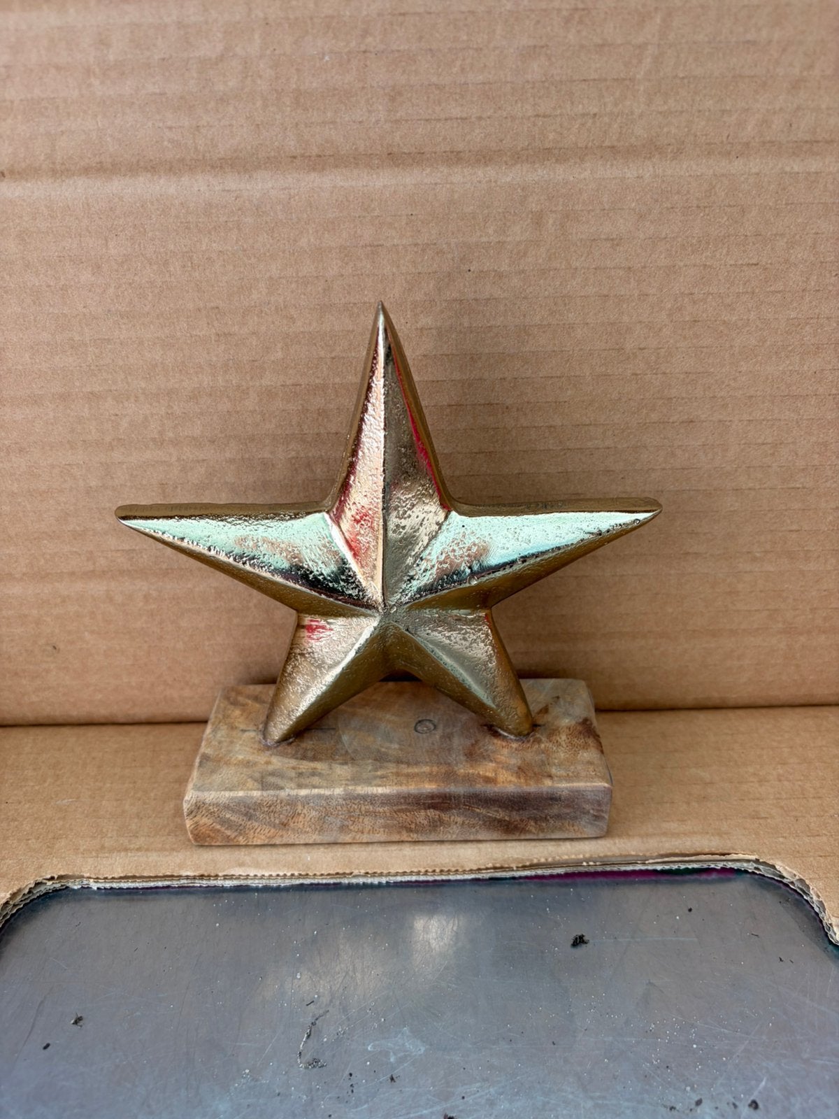 Decoratie ster goud, Ophalen, Nieuw
