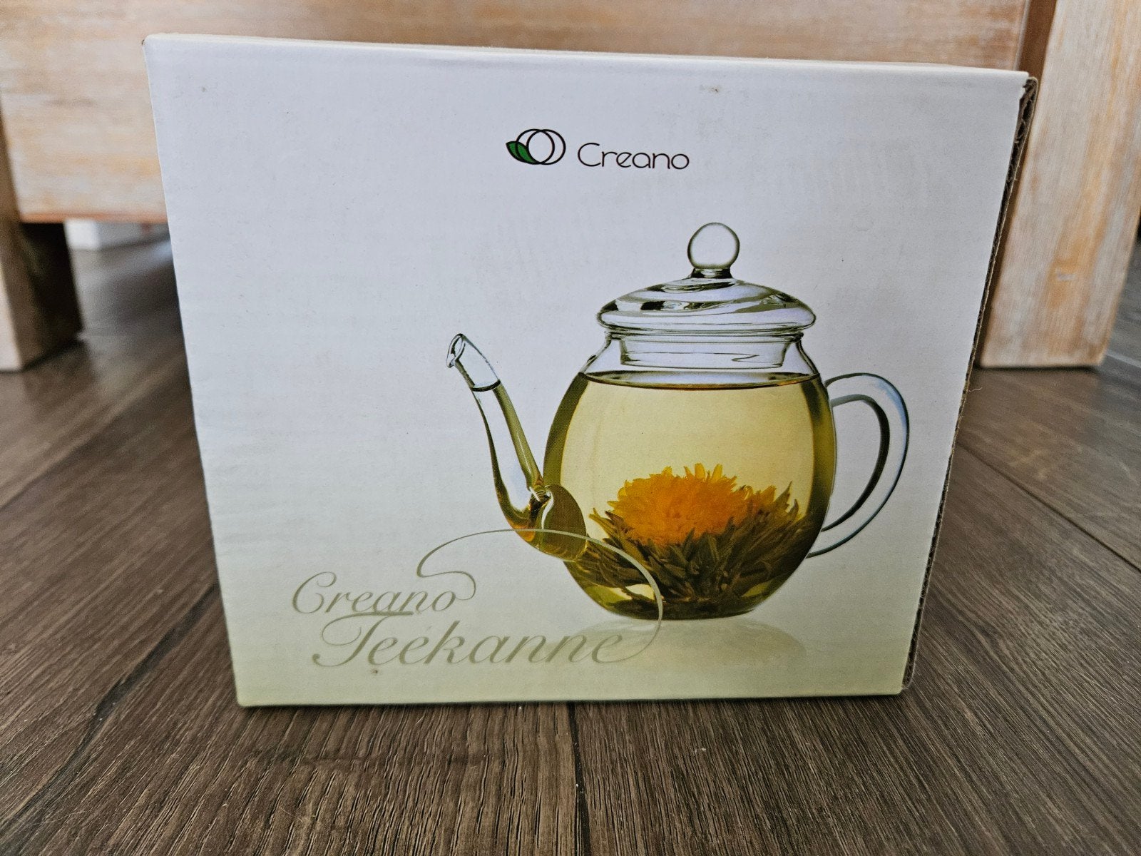 Creano Glazen Theepot - Nieuw in Doos, Glas, Nieuw, Overige merken, Ophalen