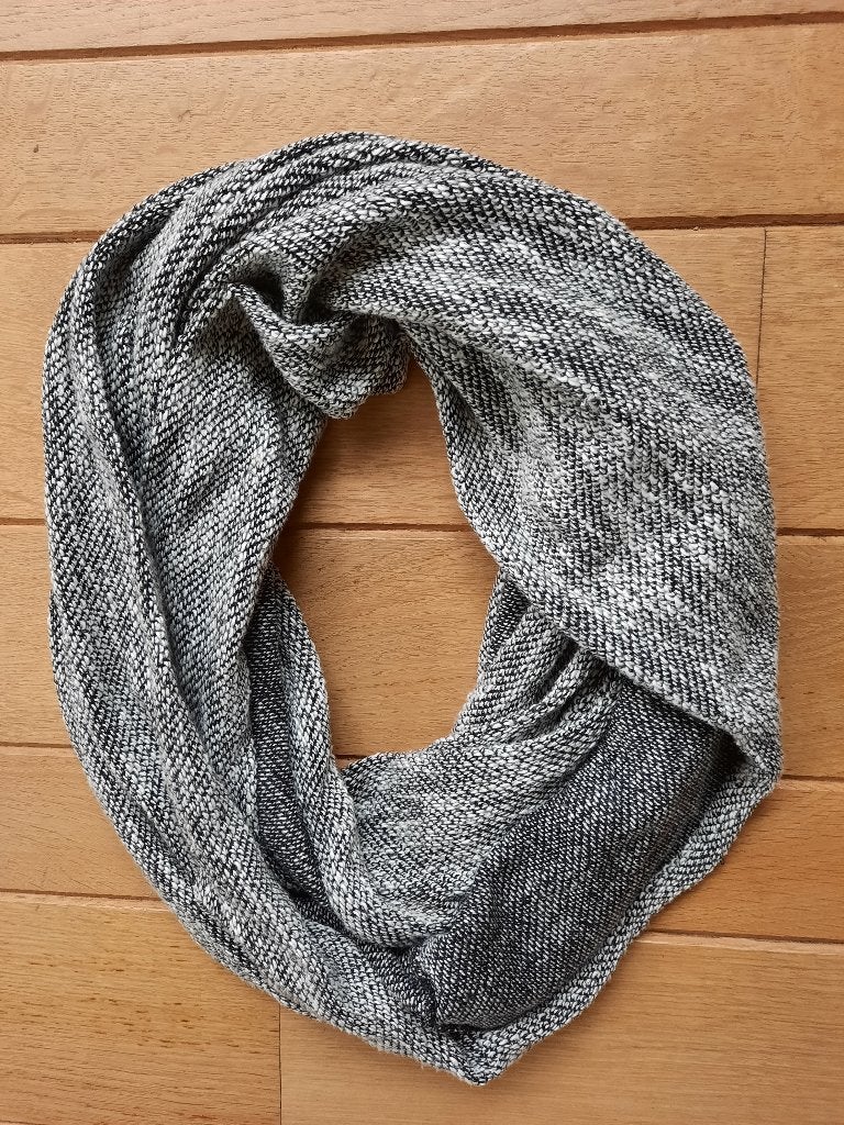 Sjaal kolsjaal kol zwart wit mêlee - nieuw -, Ophalen of Verzenden, Nieuw, Maat 46/48 (XL) of groter, Sjaal
