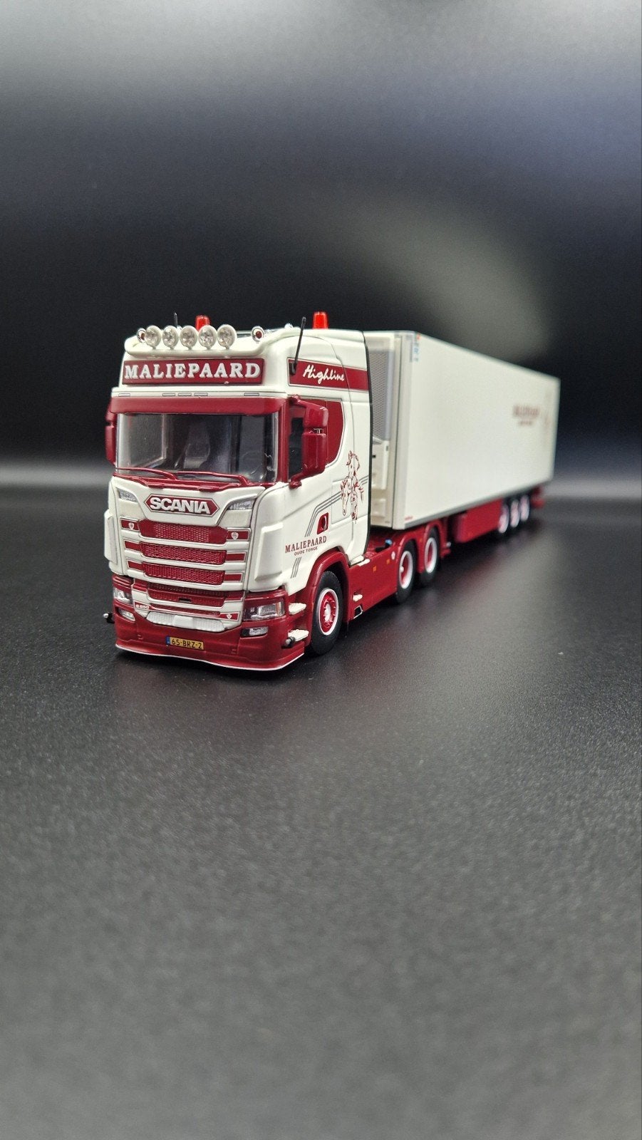 Tekno | Maliepaard - Scania, Ophalen of Verzenden, Zo goed als nieuw, Bus of Vrachtwagen, Tekno