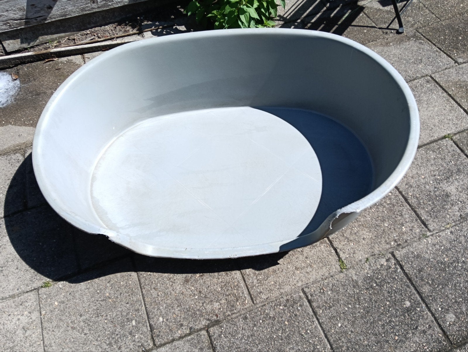 Gratis honde mand kunststof grijs, Ophalen of Verzenden, Overige