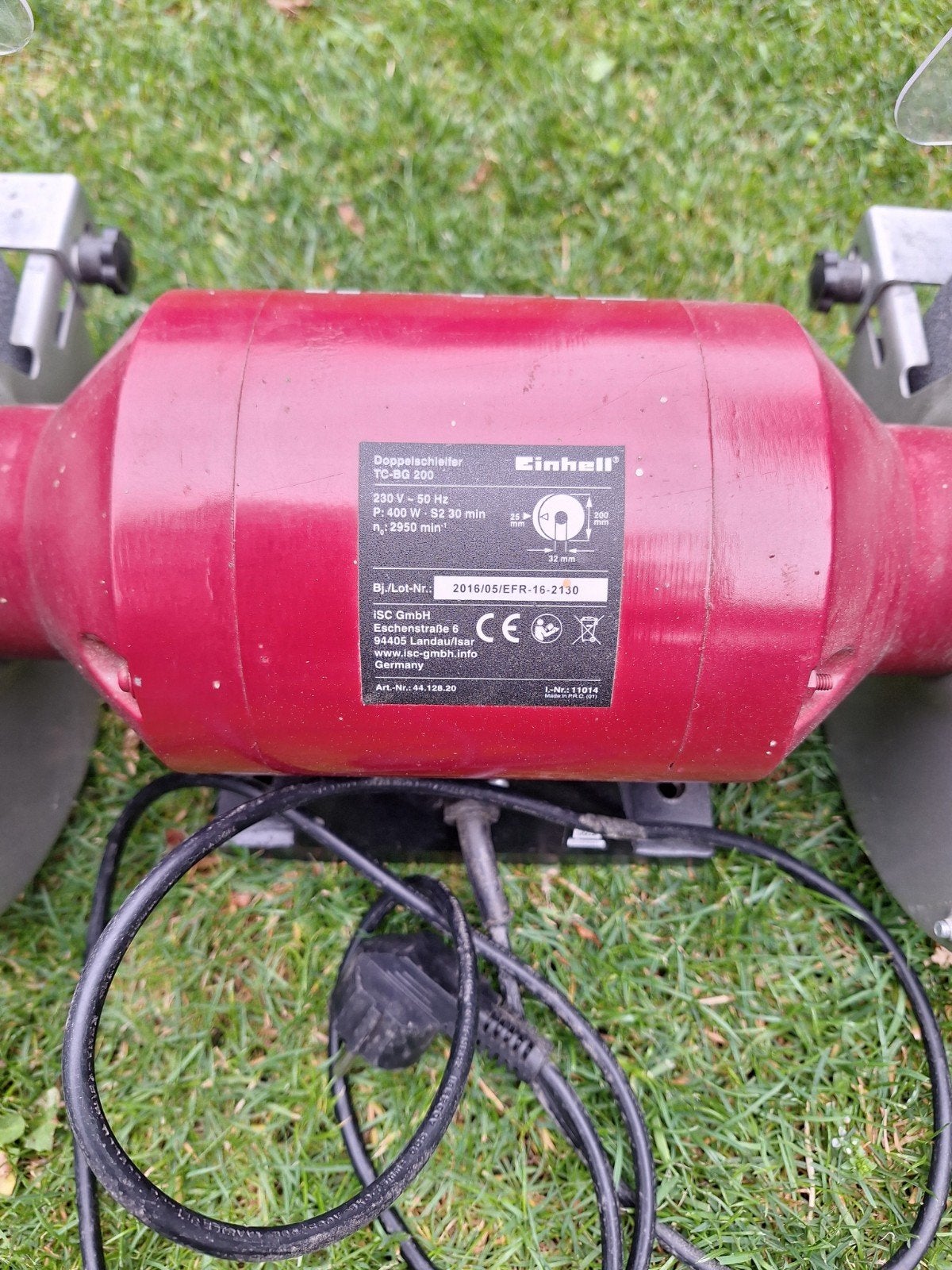 Zgan Einhell dubbele werkbank slijpmachine te koop TC_BG200, Doe-het-zelf en Verbouw, Gereedschap | Slijpmachines, Ophalen, Zo goed als nieuw