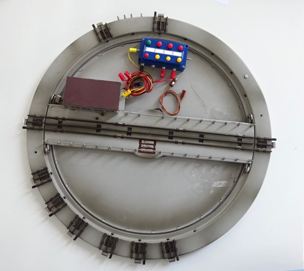 7186 Marklin draaischijf voor M rails, Wisselstroom, Gebruikt, Rails, Ophalen of Verzenden