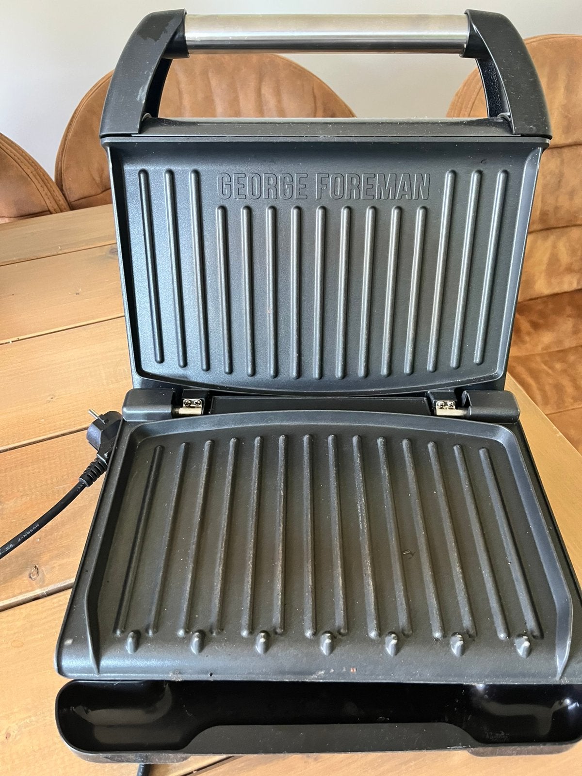 George Foreman Contactgrill / Tosti-ijzer, Witgoed en Apparatuur, Contactgrills, Ophalen of Verzenden, Gebruikt