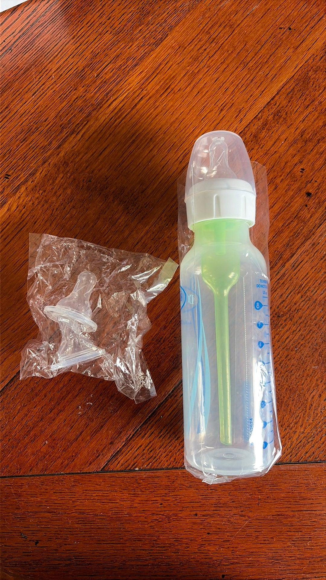 Nieuwe dr brown fles + 2 spenen maat 2, Kinderen en Baby's, Babyvoeding en Toebehoren, Ophalen of Verzenden, Inclusief flessen