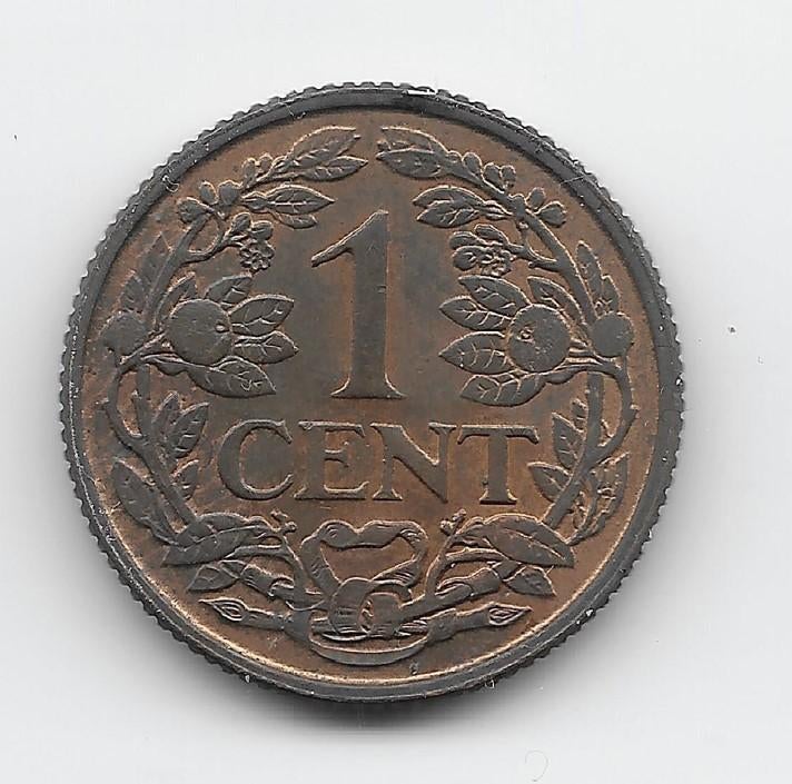 Nederlandse Antillen 1 cent 1954 KM#1, Verzenden, Midden-Amerika, Losse munt