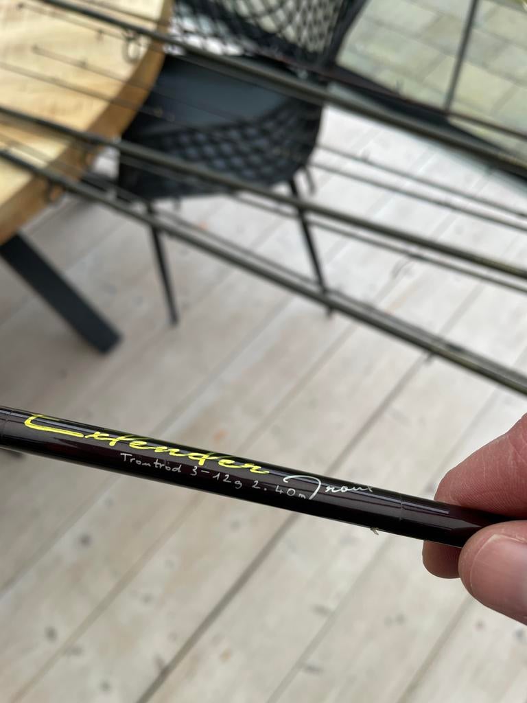 Forelhengel 2.4m, 3-12g werpgewicht, Watersport en Boten, Ophalen, Gebruikt, Werphengel