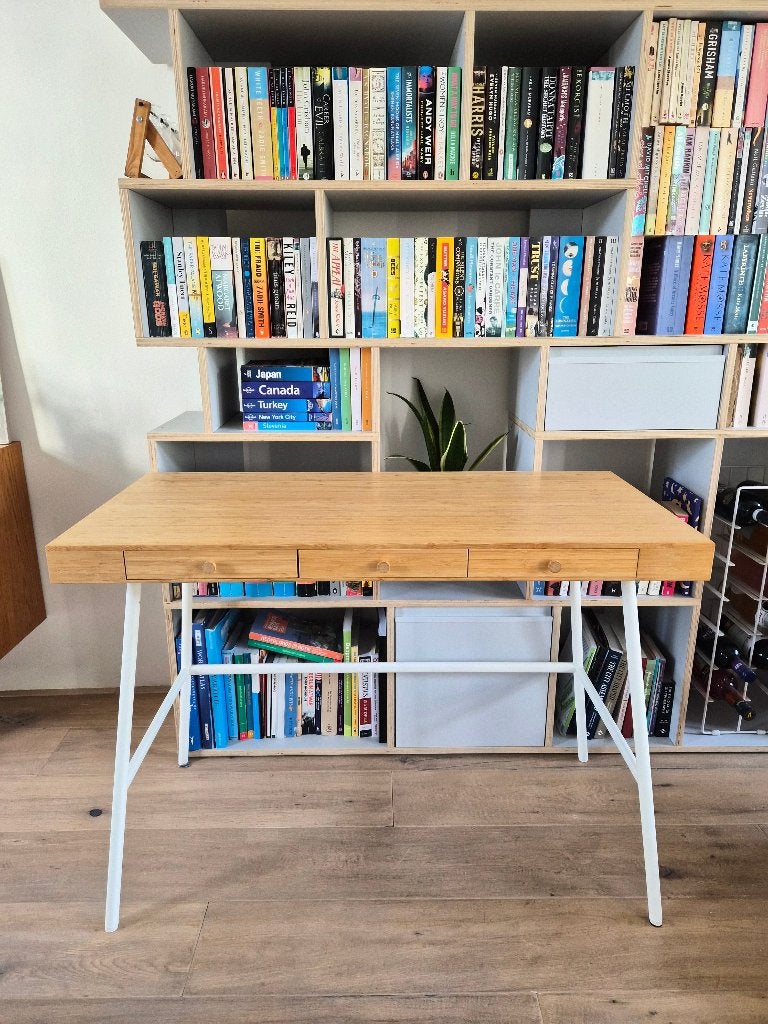 IKEA LILLÅSEN Bureau Bamboe, Ophalen, Gebruikt, Scandinavisch, IKEA