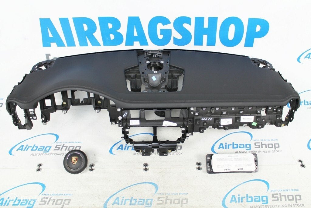 Airbag set Dashboard leder Porsche Cayenne 2017-heden, Gebruikt, Ophalen of Verzenden