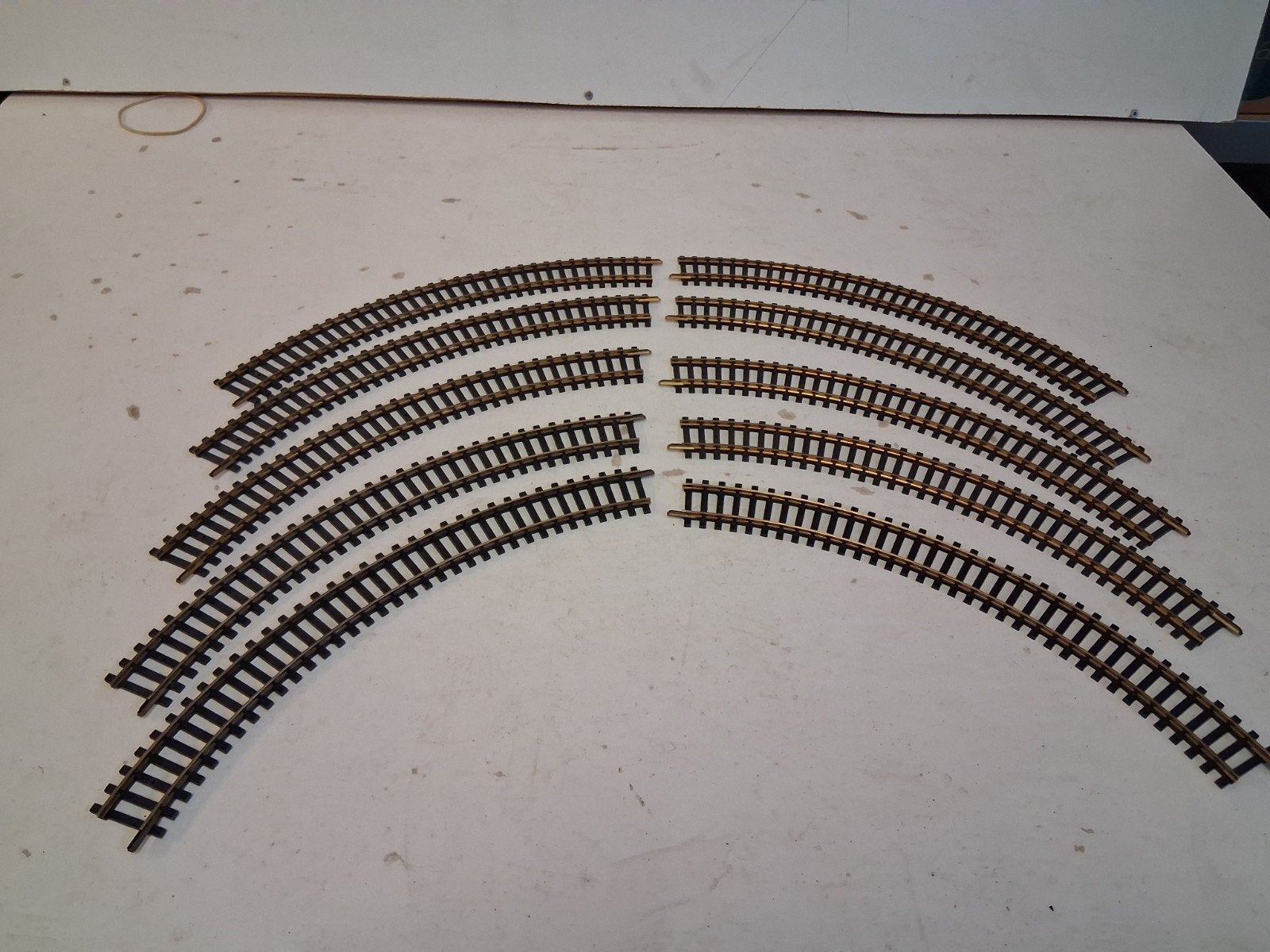 10 xFleischmann 1706 in bijna nieuwstaat, Overige merken, Gelijkstroom, Rails, Ophalen of Verzenden