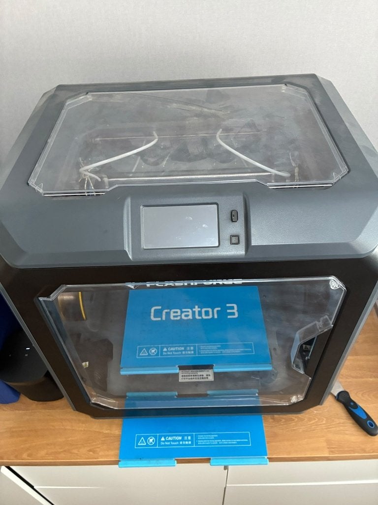 Flashforge Creator 3 3d Printer, met 2 print koppen., Computers en Software, Ophalen, Gebruikt, Ingebouwde Wi-Fi, Flashforge