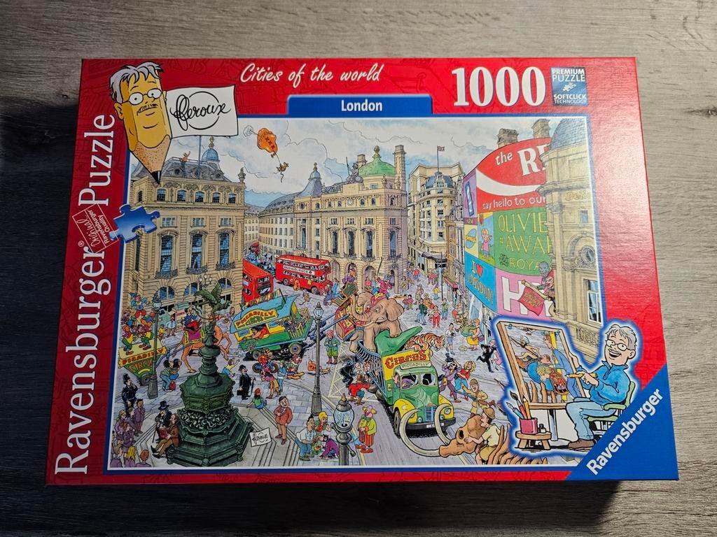 Ravensburger legpuzzel 1000 stukjes London, Ophalen of Verzenden, 500 t/m 1500 stukjes, Zo goed als nieuw