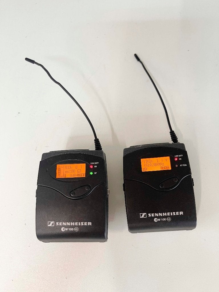 Sennheiser ew100 G3 ontvanger + bodypack + lavaliermicrofoon, N, Overige typen, Ophalen of Verzenden, Sennheiser