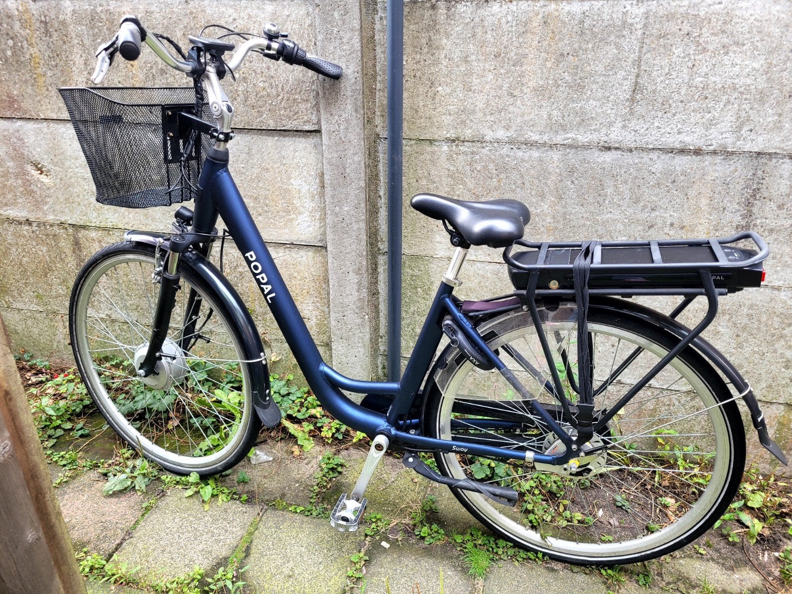 popal. blauw, Ophalen, Zo goed als nieuw, Minder dan 30 km per accu, Overige merken