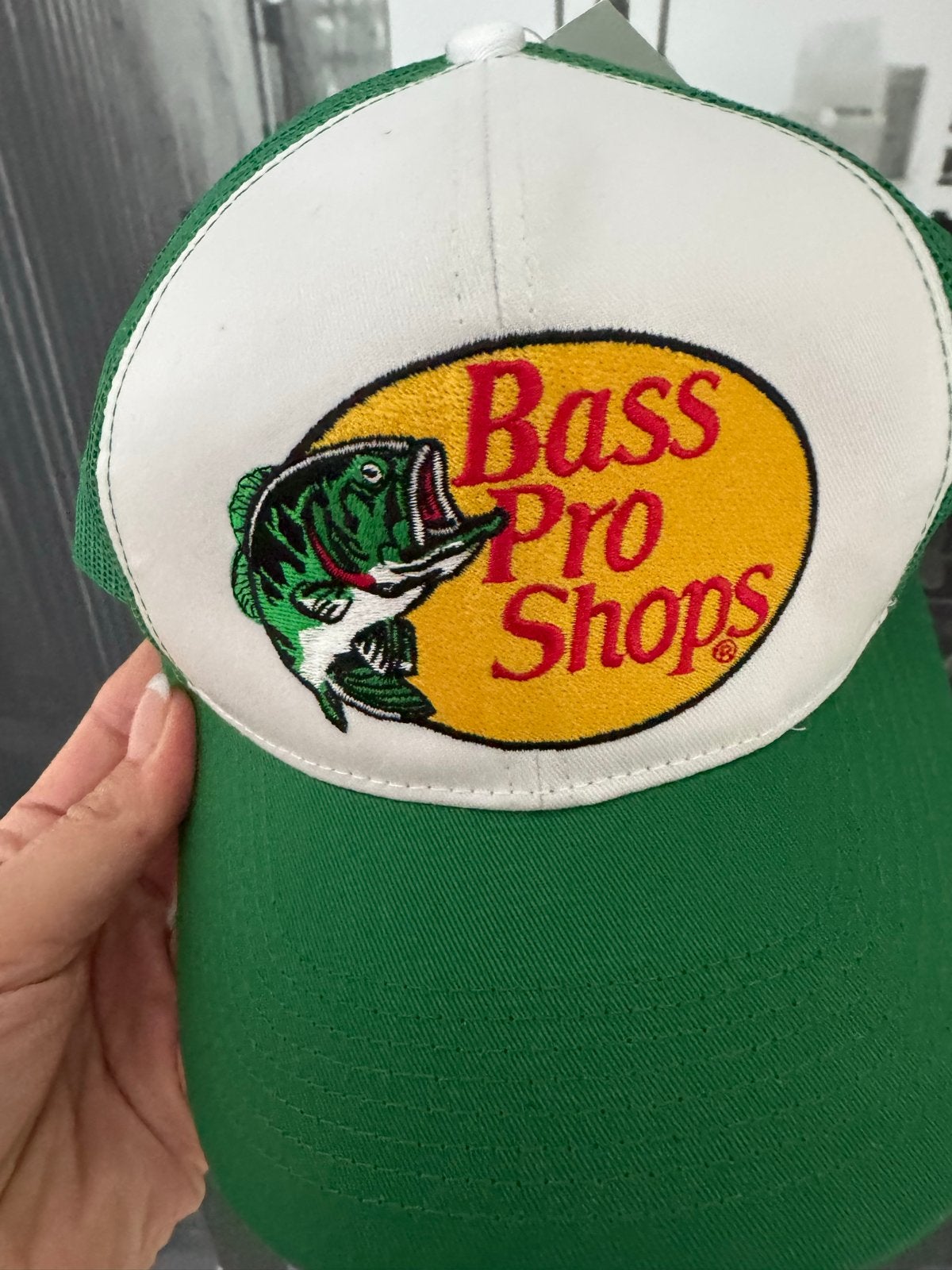 Bass Pro Shops Trucker Cap - Groen/Wit - Nieuw, Verzenden, Nieuw, One size fits all, Pet
