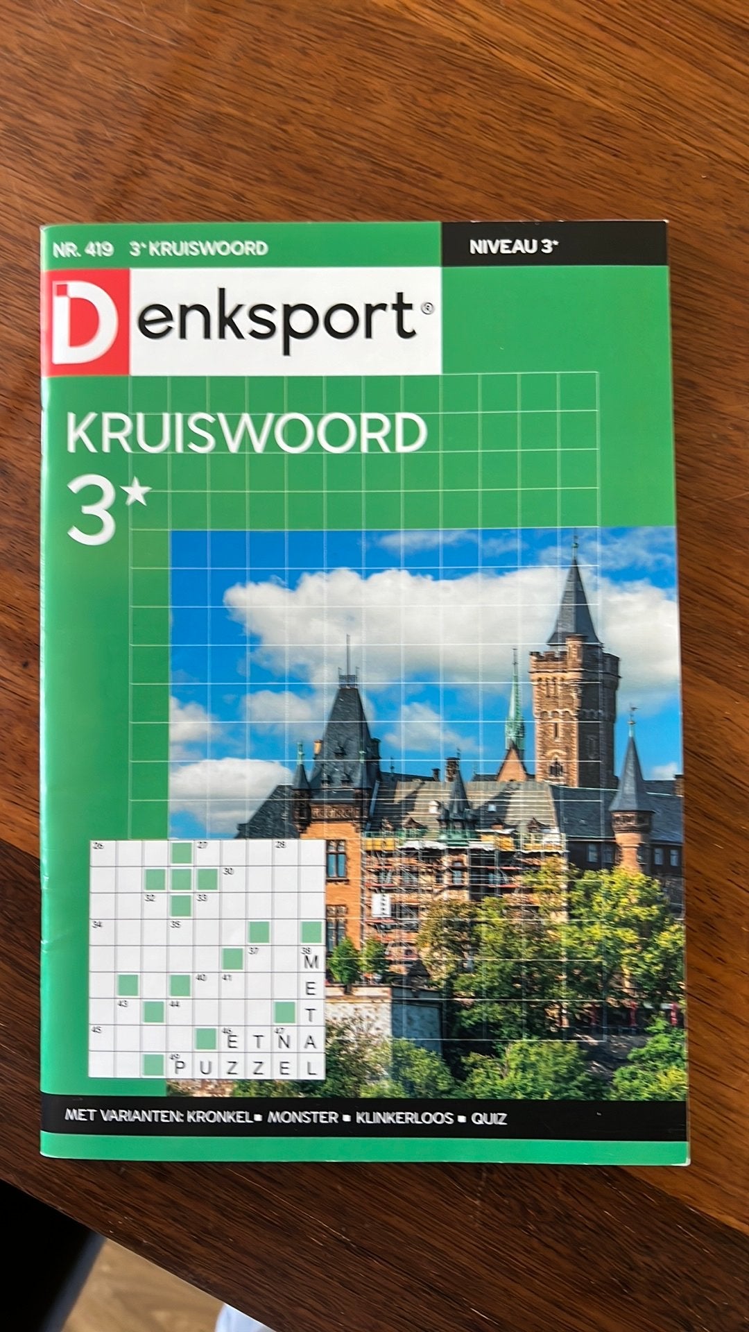Laatste kans! Nieuw puzzelboek kruiswoordpuzzel, Ophalen of Verzenden, Nieuw
