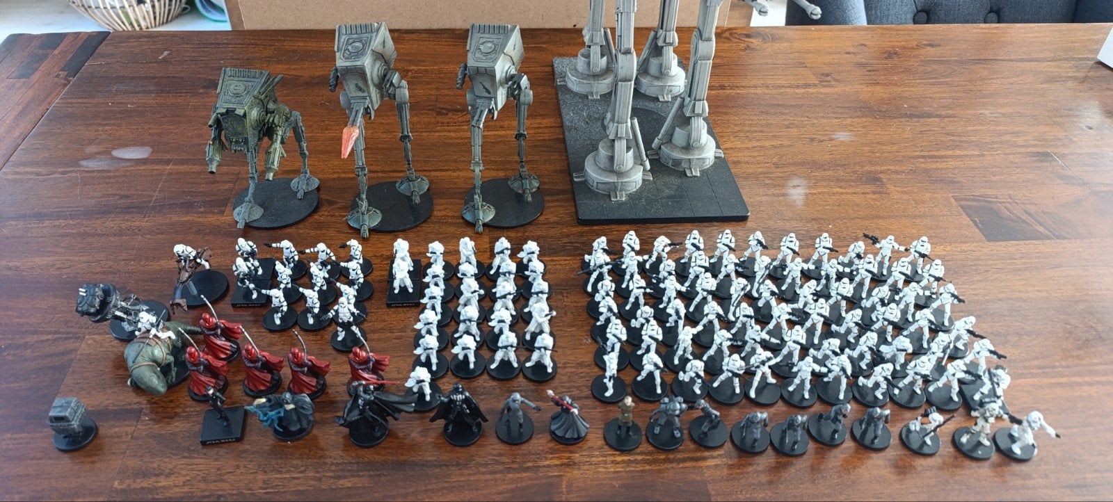 Grote verzameling Star Wars miniatures game van WOTC, Ophalen of Verzenden, Gebruikt, Overige soorten
