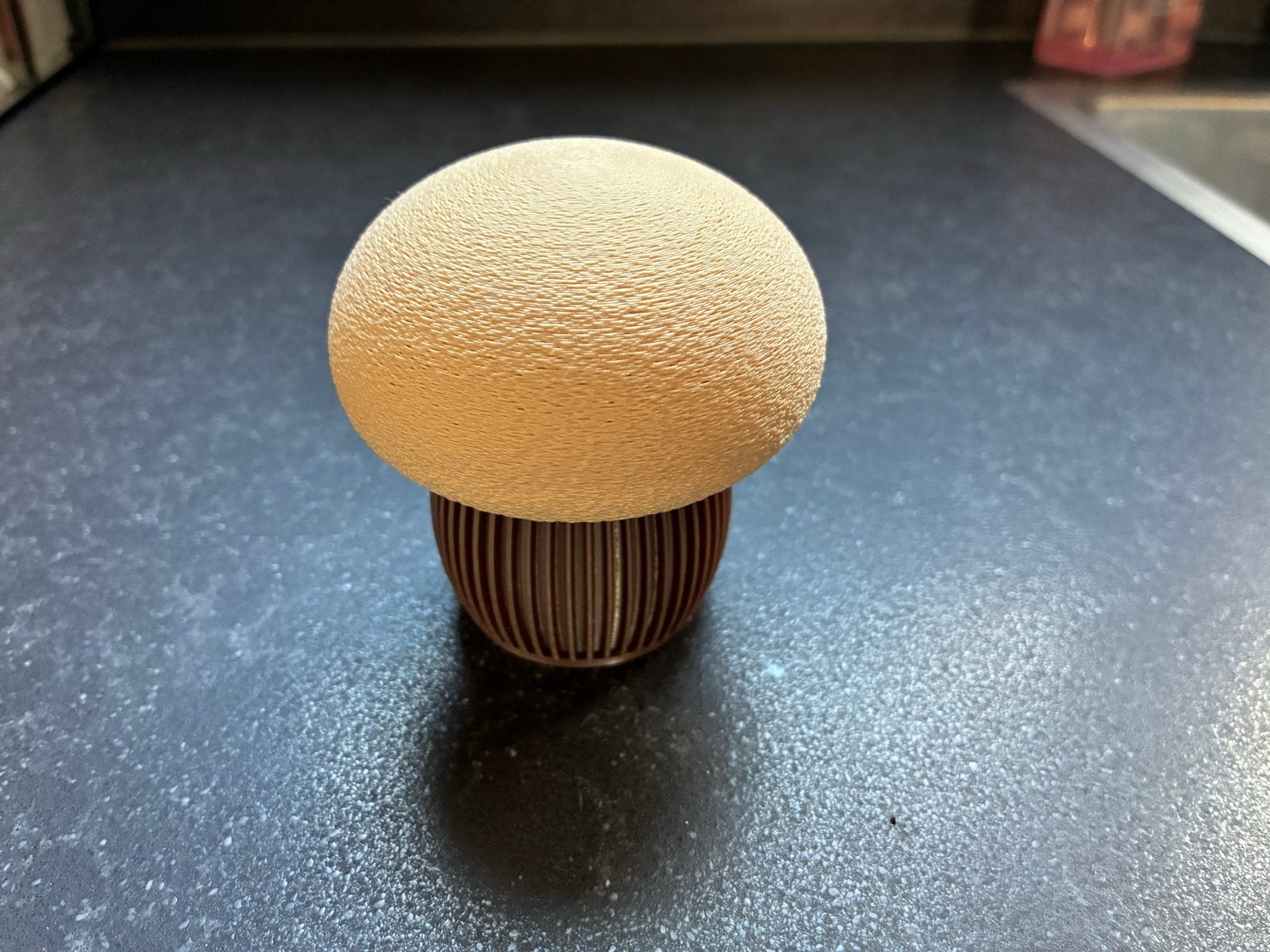 Unieke 3D-geprinte paddestoel decoratie, Meerkleurig, Nieuw, Kunststof, Ophalen of Verzenden