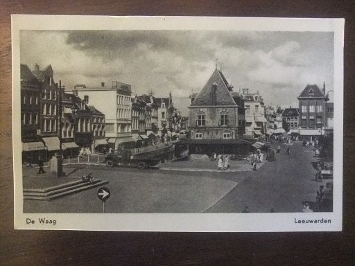 R77 Leeuwarden - De Waag - 1957, Verzenden, 1940 tot 1960, Gelopen, Friesland