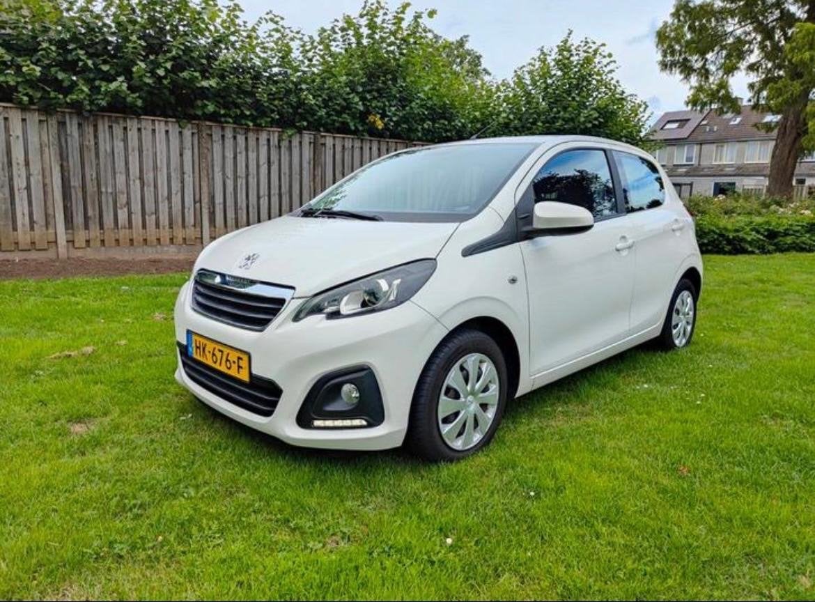 Peugeot 108 1.0 12V E-vti 51KW 5DR 2015 Wit, Voorwielaandrijving, Stof, 4 stoelen, Wit