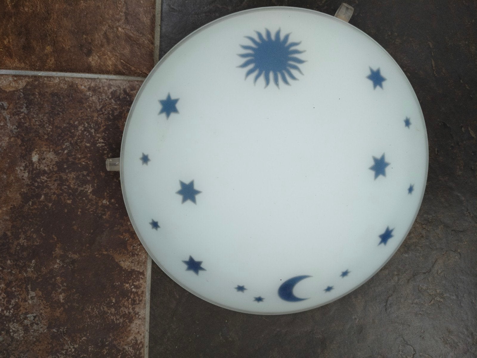 Plafondlamp met sterren en maan - Kinderkamer, Huis en Inrichting, Ophalen, Gebruikt, Wit, Plafondlamp