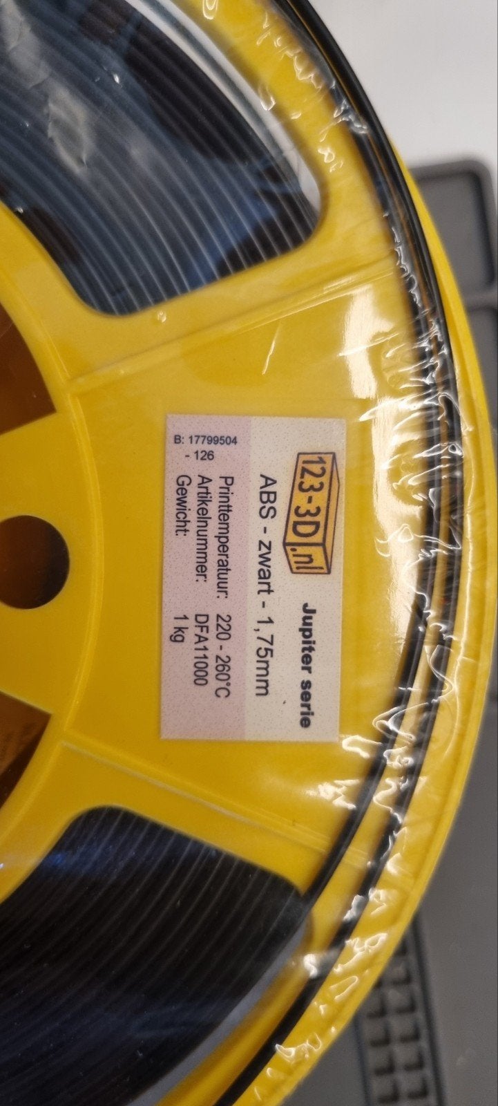 3d print filament ABS zwart, Verzenden, Nieuw