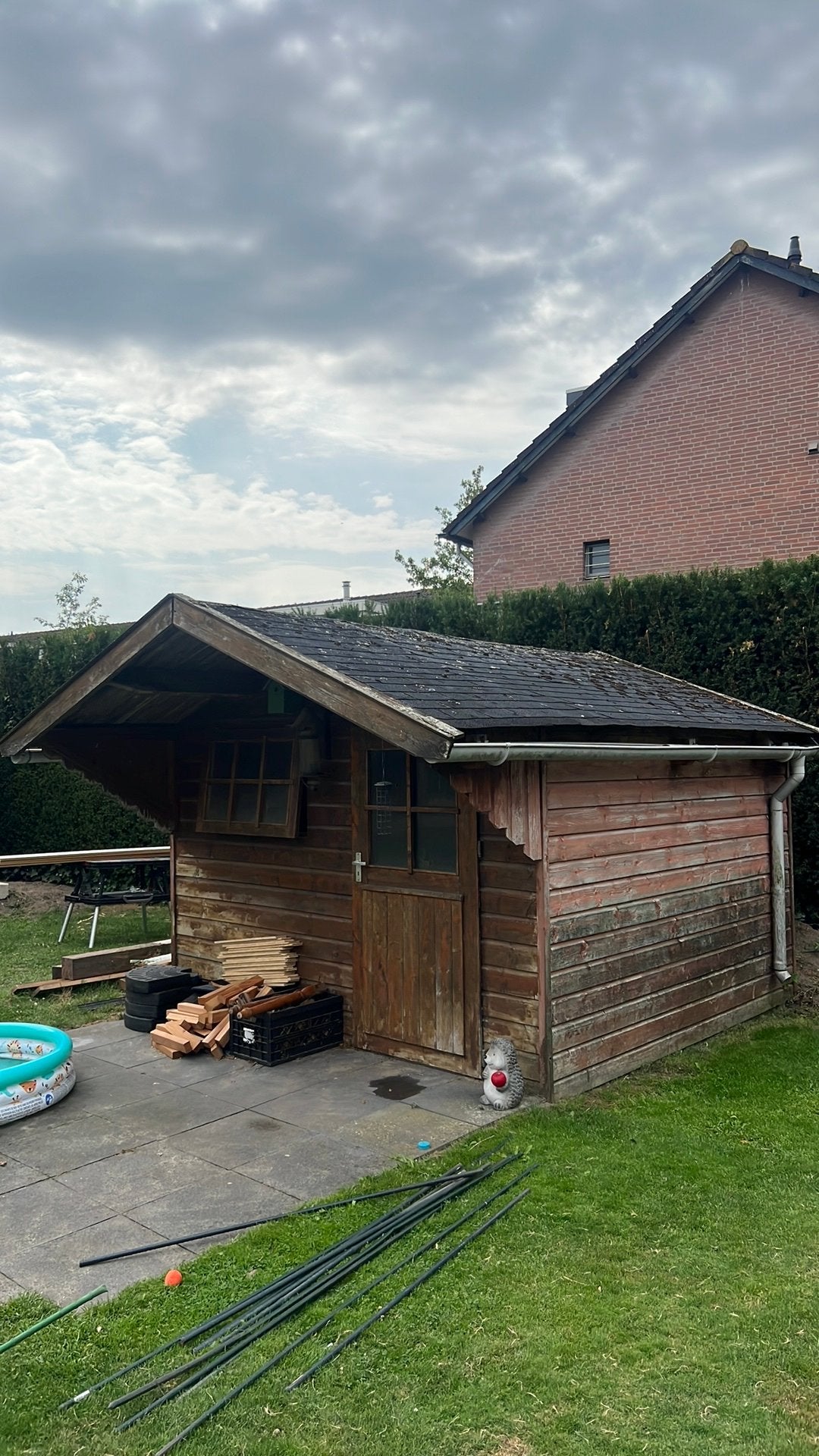 Tuinhuisje gratis ophalen 3x3 m, Tuin en Terras, Tuinhuizen, Ophalen, Zo goed als nieuw, 250 tot 500 cm